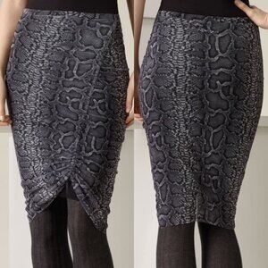 JEAN PAUL GAULITER - S - Python Print Ruched Skirt